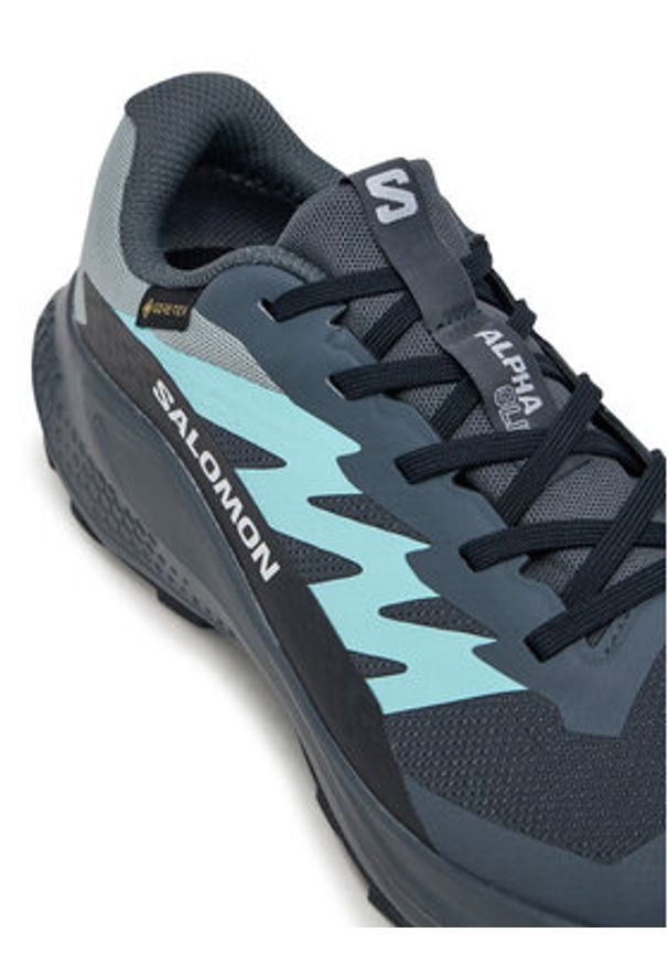 salomon - Salomon Buty do biegania Alphaglide Gore-Tex L47802500 Szary. Kolor: szary. Materiał: materiał. Technologia: Gore-Tex