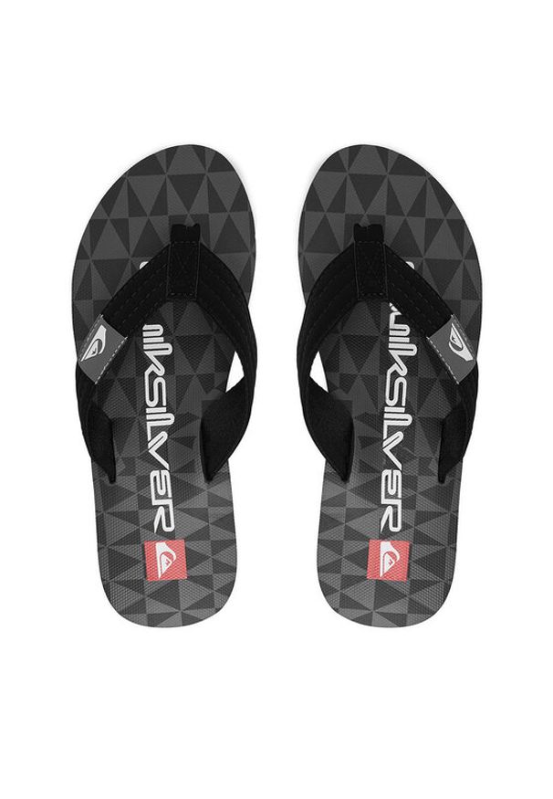 Quiksilver Japonki EO-DUNE CQ10036MBVH Czarny. Kolor: czarny. Materiał: skóra