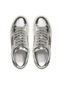 DKNY Sneakersy Abeni K3464319 Srebrny. Kolor: srebrny. Materiał: skóra #3