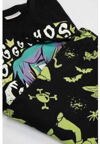 COCCODRILLO - Coccodrillo piżama bawełniana dziecięca x Scooby Doo kolor czarny wzorzysta. Kolor: czarny. Materiał: bawełna. Długość: długie #3