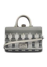 Karl Lagerfeld - KARL LAGERFELD Torebka A4W30310 Szary. Kolor: szary. Materiał: skórzane #5