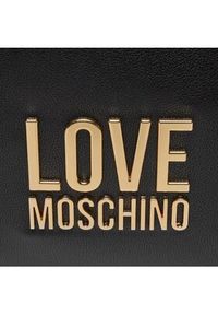 Love Moschino - LOVE MOSCHINO Torebka JC4100PP1HLI0000 Czarny. Kolor: czarny. Materiał: skórzane