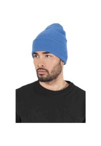 FLEXFIT - Czapka Ciężkiej Grubości Długa. Kolor: niebieski