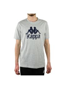 Kappa - T-shirt Męski Caspar. Kolor: szary. Sport: turystyka piesza