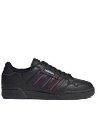 Adidas - Buty adidas Originals Continental 80 Stripes FX5091 - czarne. Okazja: na co dzień. Zapięcie: pasek. Kolor: czarny. Materiał: skóra, guma. Szerokość cholewki: normalna. Wzór: aplikacja. Sezon: lato. Sport: tenis #1