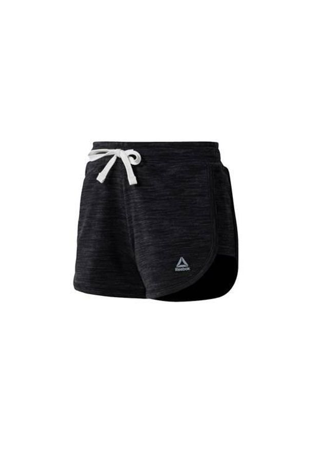 Spodnie sportowe damskie Reebok EL Marble Short. Kolor: czarny. Długość: krótkie