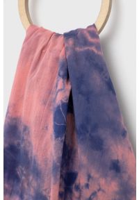 Paul Smith szal bawełniany kolor fioletowy wzorzysty. Kolor: fioletowy. Materiał: bawełna
