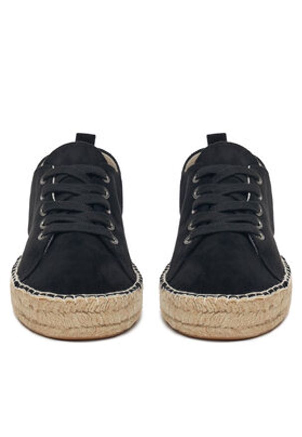 DeeZee Espadryle ZF230819 Czarny. Kolor: czarny. Materiał: materiał