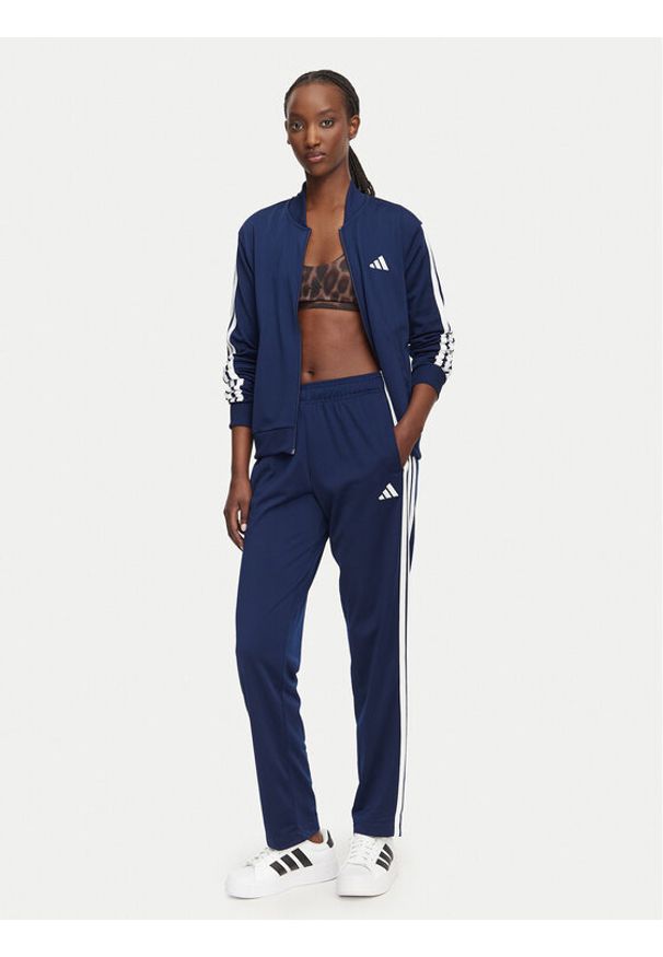 Adidas - adidas Dres Dayready Tracksuit JD5435 Granatowy Regular Fit. Kolor: niebieski. Materiał: syntetyk
