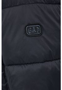 GAP kurtka damska kolor czarny zimowa. Okazja: na co dzień. Kolor: czarny. Materiał: tkanina, poliester. Wzór: gładki. Sezon: zima. Styl: casual #2