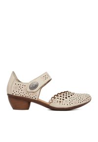 Półbuty Rieker. Kolor: beżowy #1