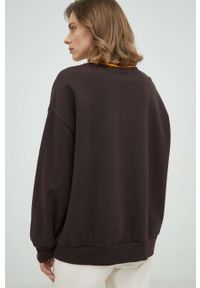 Levi's® - Levi's bluza bawełniana damska kolor brązowy z aplikacją. Okazja: na spotkanie biznesowe. Kolor: brązowy. Materiał: bawełna. Wzór: aplikacja. Styl: biznesowy #4