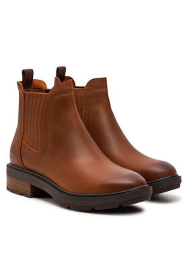 Timberland Sztyblety Brimfield TB0A2PBBEM41 Brązowy. Kolor: brązowy. Materiał: skóra