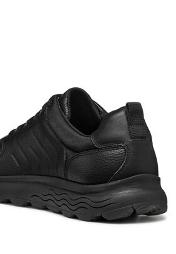 Geox Sneakersy U Spherica U46BYB 04685 C9999 Czarny. Kolor: czarny. Materiał: skóra