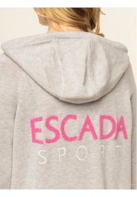 Escada Sport Sweter Shakespear 5031923 Szary Regular Fit. Kolor: szary. Styl: sportowy #5