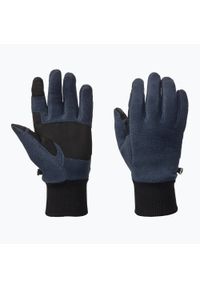 Rękawiczki trekkingowe Jack Wolfskin Vertigo. Kolor: niebieski. Sport: turystyka piesza