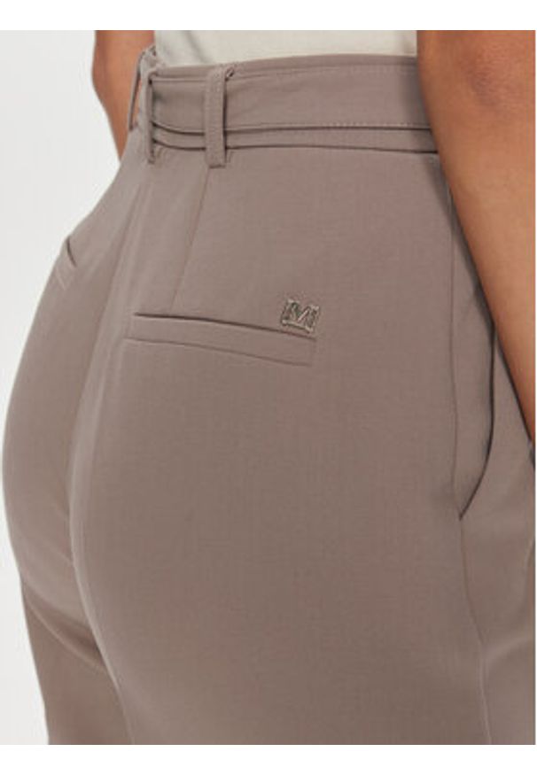 Marciano Guess Spodnie materiałowe Celia 4BGB03 7046A Beżowy Regular Fit. Kolor: beżowy. Materiał: syntetyk