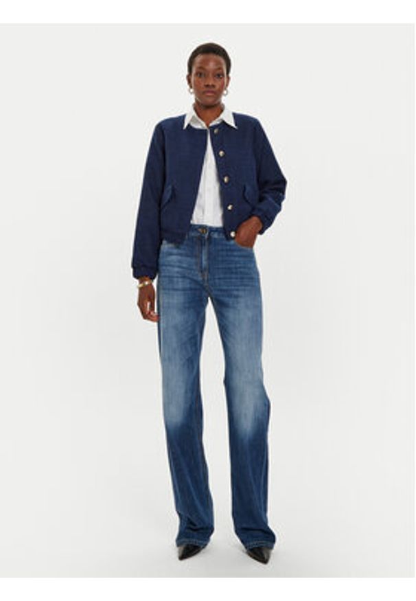 United Colors of Benetton - United Colors Of Benetton Kurtka przejściowa 2FCZDN06K Granatowy Regular Fit. Kolor: niebieski. Materiał: syntetyk