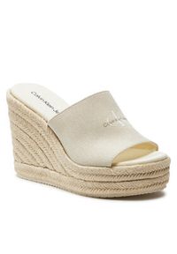 Calvin Klein Jeans Espadryle Slide Wedge Rope Sandal Ml Btw YW0YW01356 Écru. Materiał: materiał #5