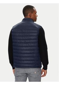 Karl Lagerfeld - KARL LAGERFELD Bezrękawnik 505711 553590 Granatowy Regular Fit. Typ kołnierza: dekolt w karo. Kolor: niebieski. Materiał: syntetyk. Długość rękawa: bez rękawów #3