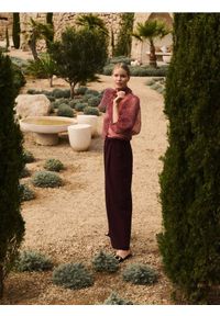 Reserved - Prześwitująca bluzka - wielobarwny. Materiał: tkanina #1