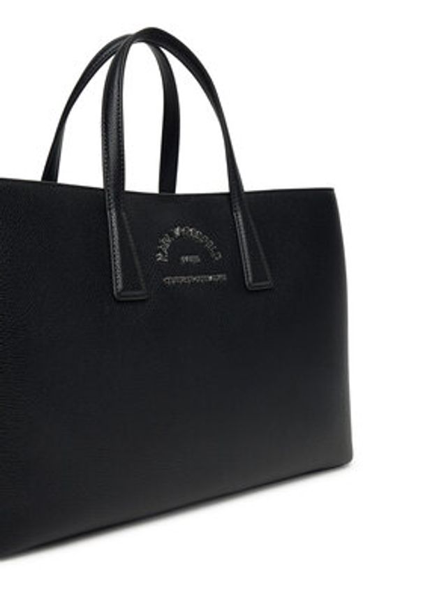 Karl Lagerfeld - KARL LAGERFELD Torebka A3W30315 Czarny. Kolor: czarny. Materiał: skórzane