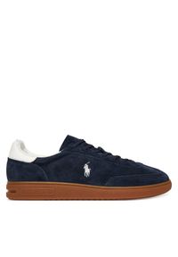 Polo Ralph Lauren Sneakersy Bedford 809978008001 Granatowy. Kolor: niebieski. Materiał: zamsz, skóra
