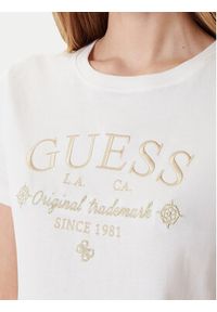 Guess T-Shirt V5YI03 I3Z14 Biały Regular Fit. Kolor: biały. Materiał: bawełna #5