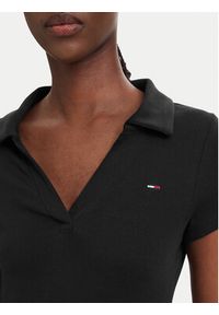 Tommy Jeans Sukienka codzienna DW0DW22845 Czarny Slim Fit. Okazja: na co dzień. Kolor: czarny. Materiał: bawełna. Typ sukienki: proste. Styl: casual #5