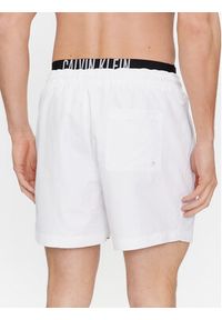 Calvin Klein Swimwear Szorty kąpielowe Medium Double Wb-Nos KM0KM00740 Biały Regular Fit. Kolor: biały. Materiał: syntetyk #3