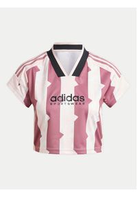Adidas - adidas T-Shirt Tiro Cut 3-Stripes IX3520 Różowy Slim Fit. Kolor: różowy. Materiał: syntetyk #5