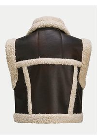 JJXX Bezrękawnik Joanna 12264943 Czarny Regular Fit. Kolor: czarny. Materiał: skóra. Długość rękawa: bez rękawów #3
