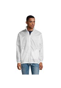 SOL'S - Kurtka Wiatrówka Unisex Dla Dorosłych. Kolor: biały #1