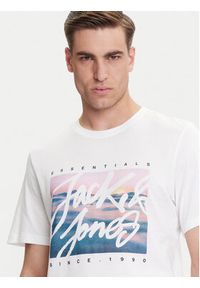 Jack & Jones - Jack&Jones T-Shirt Colton 12268438 Biały Standard Fit. Kolor: biały. Materiał: bawełna