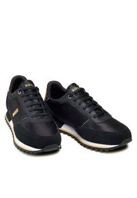BOSS - Boss Sneakersy Parkour L Runn 50470152 10240037 01 Czarny. Kolor: czarny. Materiał: materiał