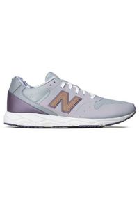 Buty do chodzenia damskie New Balance WRT96PCB. Zapięcie: sznurówki. Kolor: wielokolorowy, fioletowy, szary. Materiał: materiał, syntetyk, tkanina. Szerokość cholewki: normalna. Sport: turystyka piesza