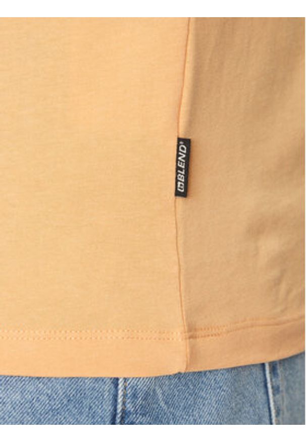 Blend T-Shirt 20718304 Pomarańczowy Regular Fit. Kolor: pomarańczowy. Materiał: bawełna