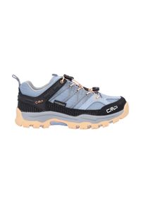 Buty trekkingowe dziecięce CMP RIGEL LOW wiązane na zacisk. Kolor: niebieski. Sport: turystyka piesza