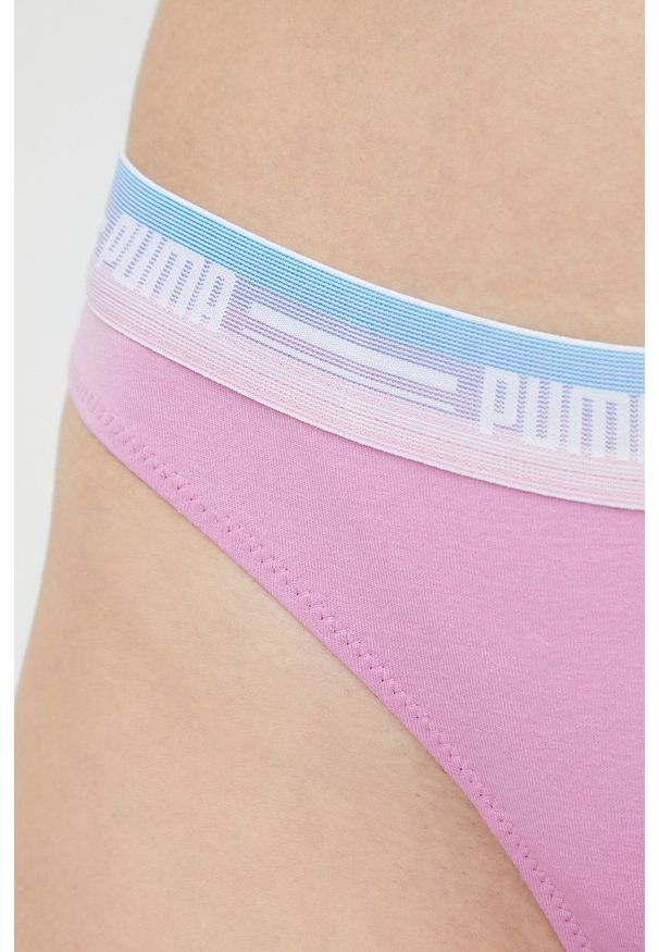 Puma stringi (2-pack) kolor różowy. Kolor: różowy