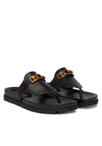 Guess Japonki FLJFRR LEA03 Czarny. Kolor: czarny. Materiał: skóra #2