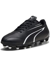 Puma - Buty Vitoria Fg/Ag Jr Rozmiar 33 - 107486-01 Czarny. Kolor: czarny. Materiał: skóra. Sport: piłka nożna