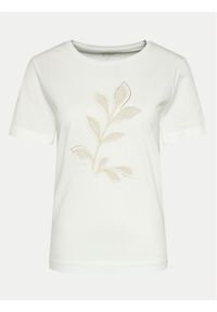 Tom Tailor T-Shirt 1040544 Biały Regular Fit. Kolor: biały. Materiał: bawełna