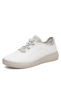 Rieker Półbuty 50960-80 Biały. Kolor: biały. Materiał: skóra #2