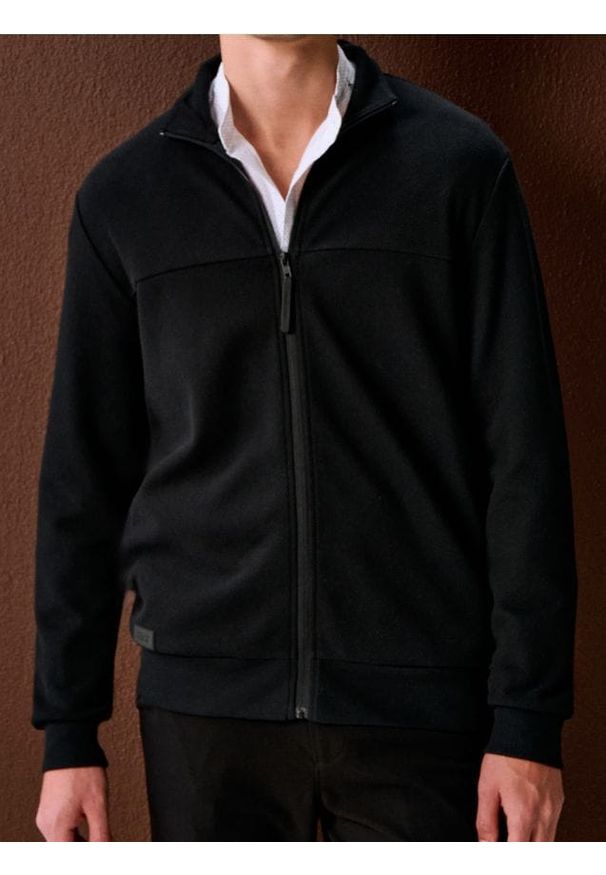 Sinsay - Bluza bomberka - czarny. Kolor: czarny