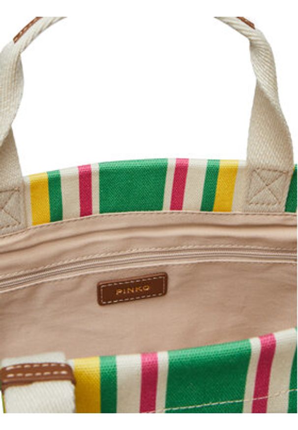 Pinko - PINKO Torebka Shopping Bag Medium PE 25 PLTT 104753 A2G5 Zielony. Kolor: zielony