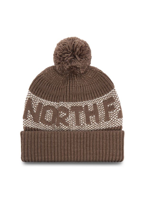 The North Face Czapka Retro Cabin NF0A88QW Brązowy. Kolor: brązowy. Materiał: poliester, materiał. Styl: retro