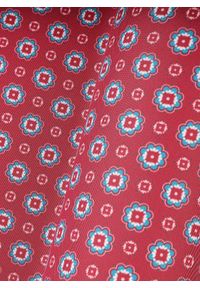 Pako Lorente - PAKO LORENTE – Różowa poszetka we wzór. Kolor: różowy. Materiał: poliester #2