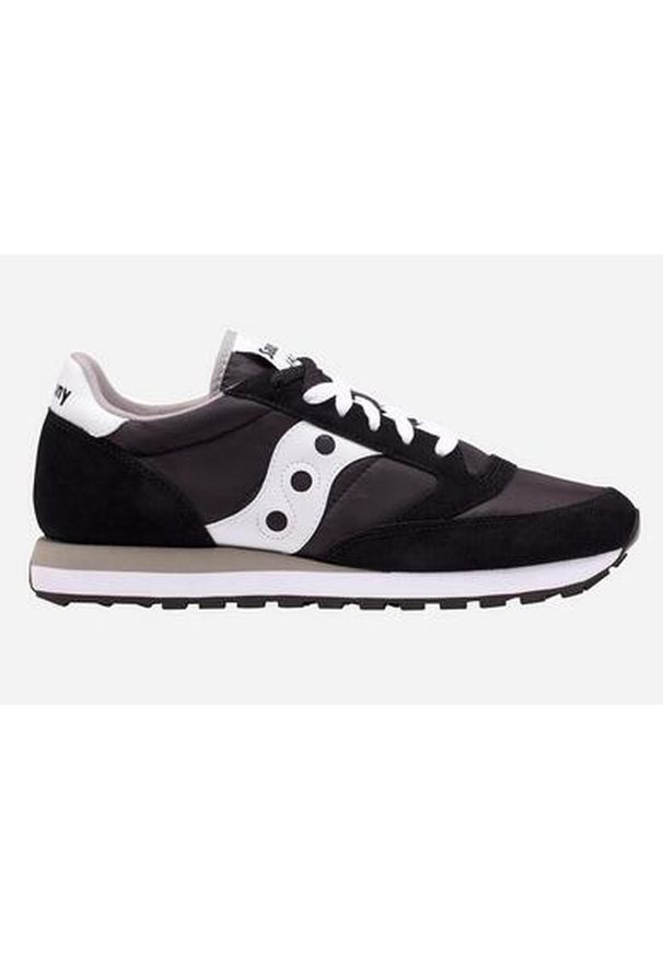 Buty do chodzenia męskie Saucony Jazz Black White. Zapięcie: sznurówki. Kolor: biały, wielokolorowy, czarny. Materiał: guma, materiał, tkanina, syntetyk. Szerokość cholewki: normalna. Sport: turystyka piesza