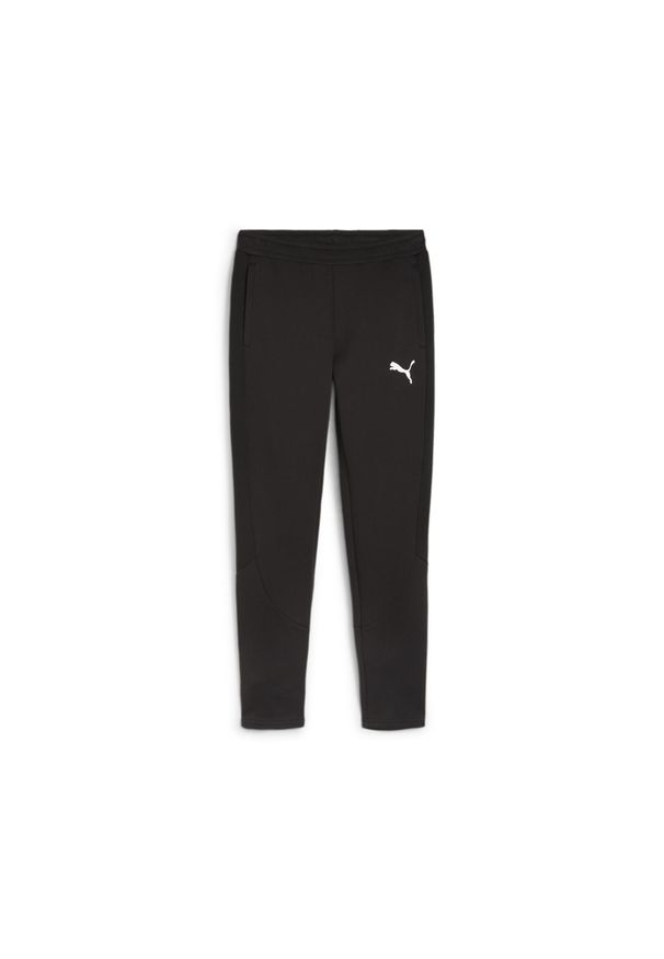 Puma - Męskie spodnie dresowe EVOSTRIPE PUMA Black. Kolor: czarny. Materiał: dresówka. Sport: fitness