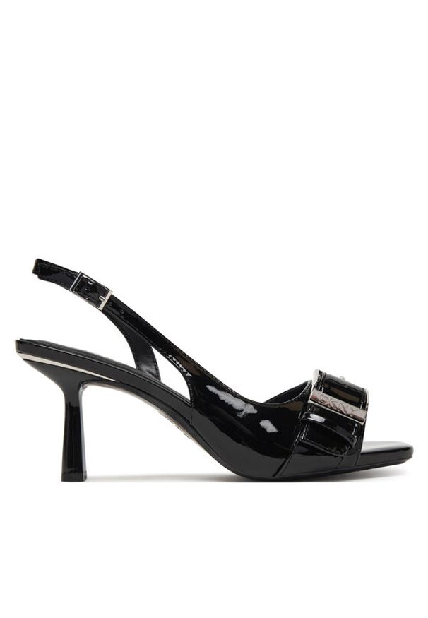 DKNY Sandały Nolana K1621237 Czarny. Kolor: czarny. Materiał: skóra